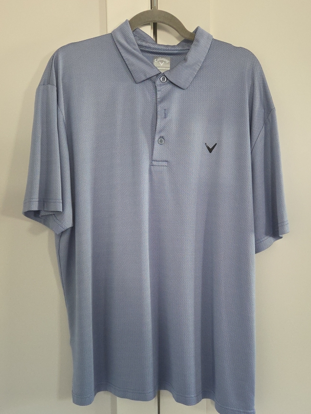 Callaway OPTI DRI Men’s Light Blue Performance Polo Shirt